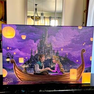 Disney Fine Art 12 x 18 “Festival of Lights” canvas painting